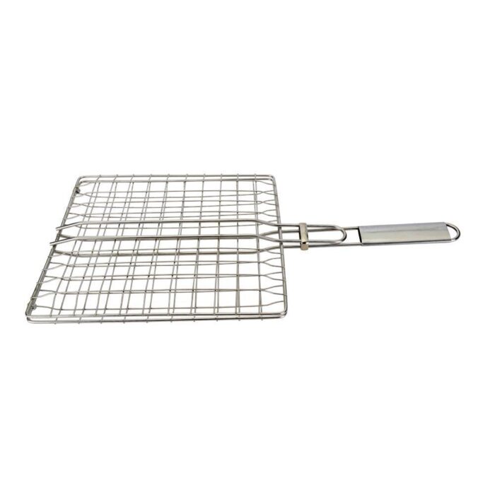 SS Barbeque Grill W/Handle 12X12 - Chandran Steels
