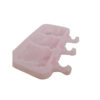 Silicone mold shaped like kittens, with multiple cavities for creating kitten-shaped treats or crafts.