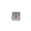 Aluminium square cake pan, 7 inches in size, ideal for baking small to medium square cakes and desserts.