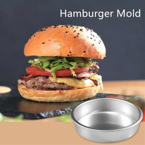 4 Inch Round Cake Mold Non Stick Aluminum Alloy Burger Mould Pudding Cheesecake Bread Molds Bakeware.jpg q50 3