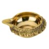 Brass Kubera Deepam with intricate traditional design, used for ceremonial lighting.