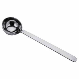 Heavy stainless steel ladle, size No. 2, ideal for kitchen use.