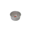 Aluminium round mould, 6 inches in size, ideal for baking small round cakes and desserts.