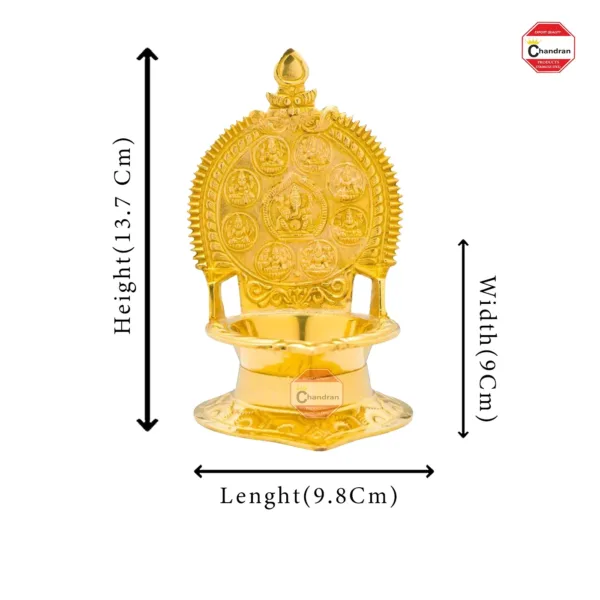 Brass Ashtalakshmi Vilakku