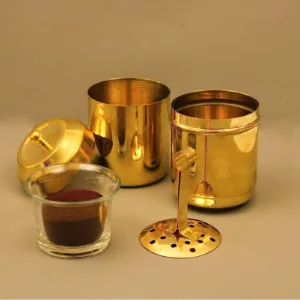 brass coffee filter