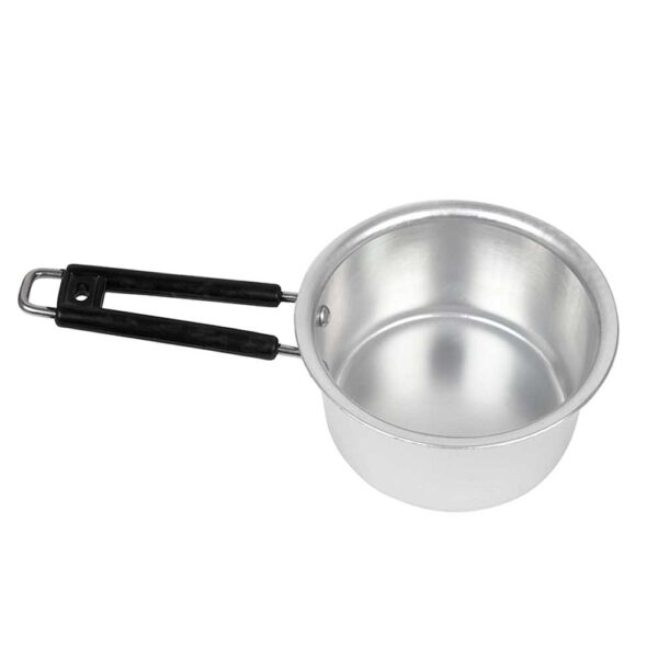 Aluminium saucepans, essential kitchen cookware for cooking sauces and liquids.