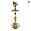 Ornate oil lamp from Kerala (clearest and most concise)