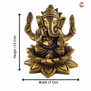 Lotus vinayagar brass