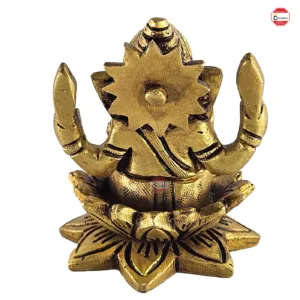 Lotus vinayagar brass 2