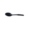 An oval-shaped nylon spatula with a smooth, flat head and a comfortable handle, designed for cooking and serving food.