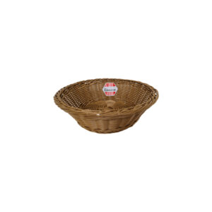 Medium round bread basket made from durable PC material, featuring a classic design for serving bread and other baked goods. Lightweight and easy to clean.