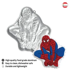 aluminium spiderman cake mould