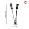 Stainless steel cake tongs (highlights material)