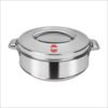 Stainless steel double-walled casserole (1L) by Chandran Steels