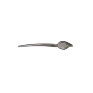 Stainless steel spoon shaped like a pencil, designed for drawing or detailing on surfaces.