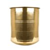 A traditional brass Anda Plain, used for cooking and serving Indian cuisine.