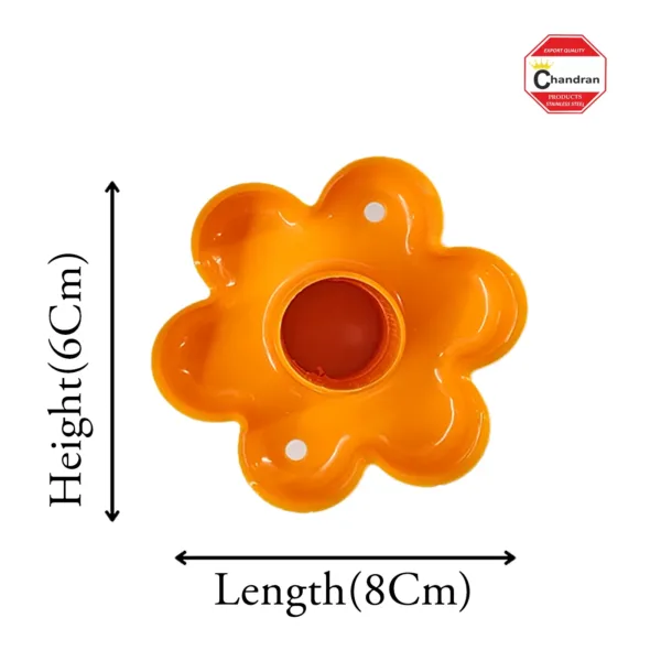 Flower-shaped donut cutter (emphasizes shape)