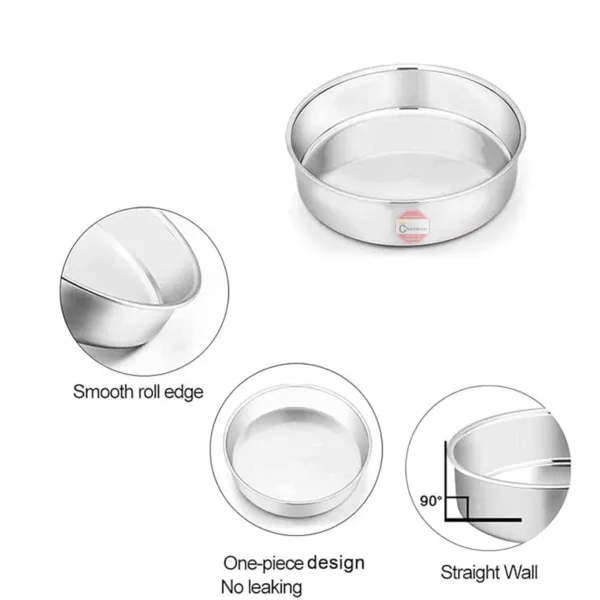 weight less alu round Cake mould