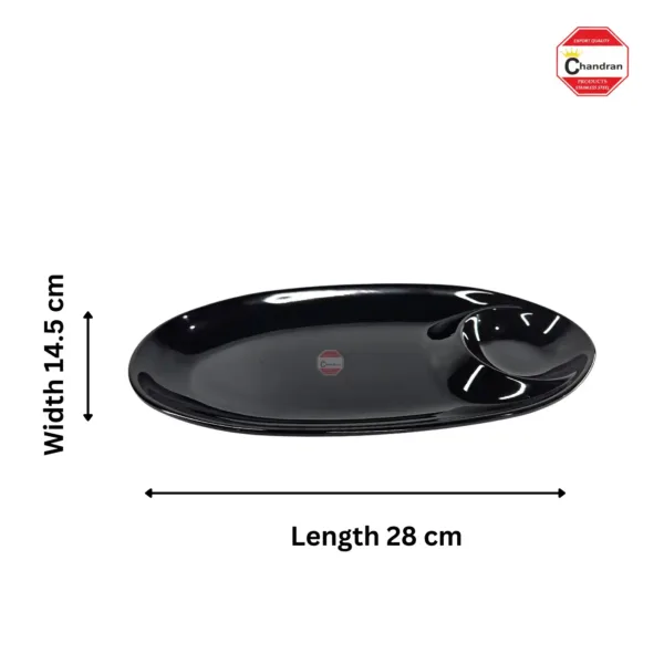 Melamine Oval Sandwich Plate