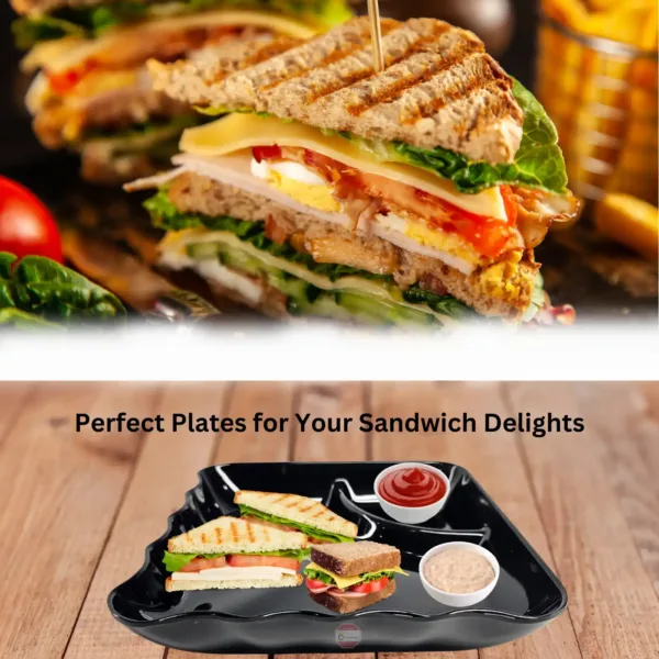 Square Melamine Sandwich Plates