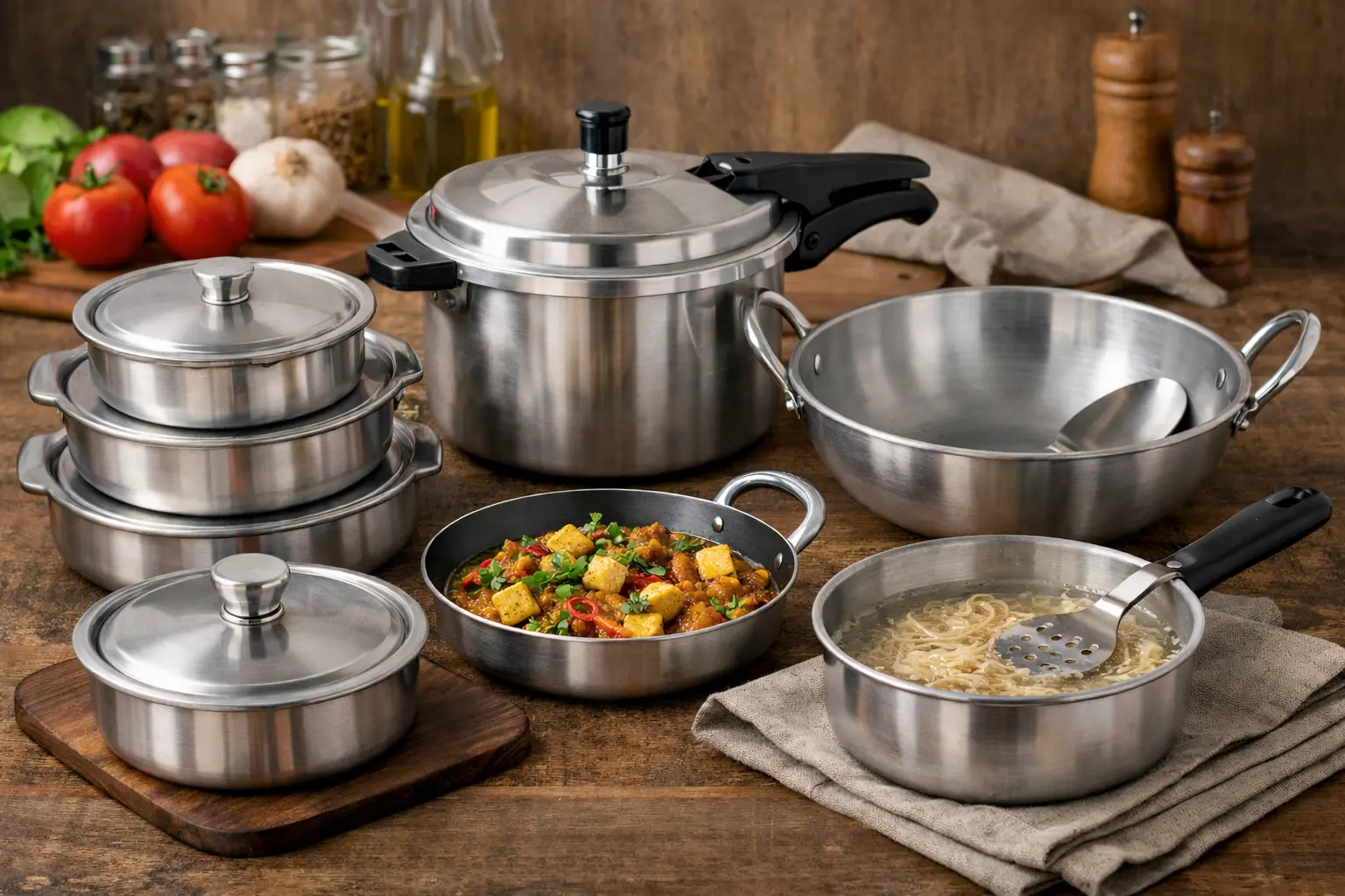 Aluminium cookware for everyday cooking-Chandransteels
